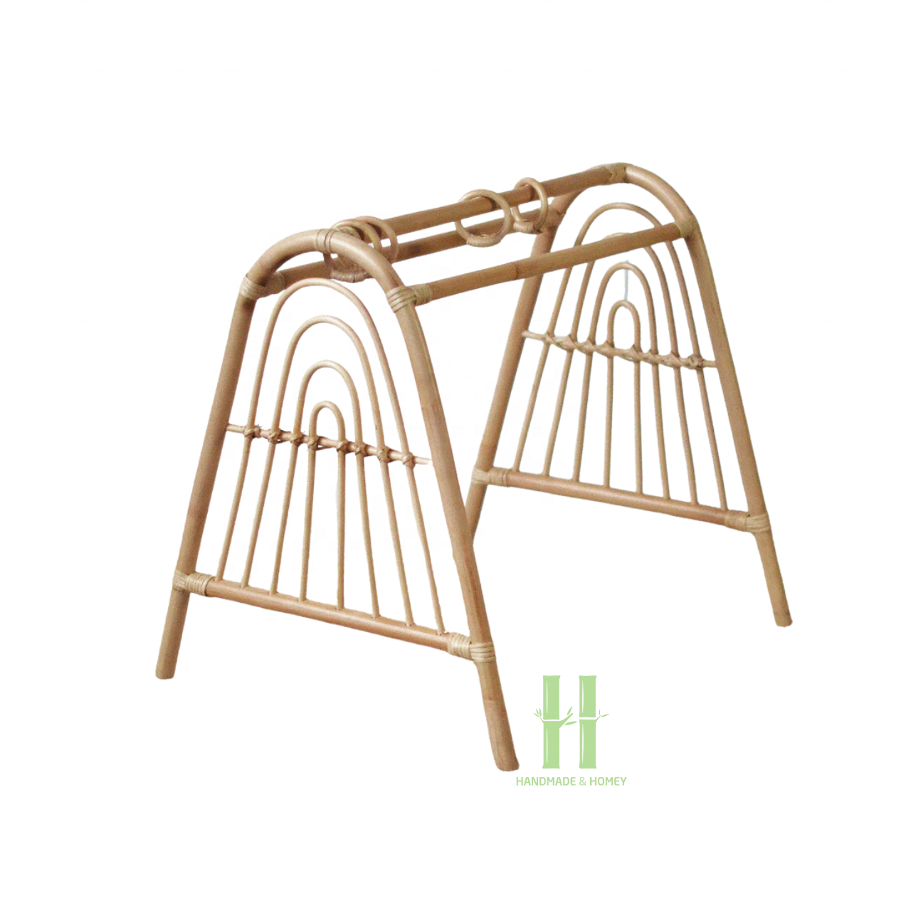 Best Seller Rattan Play Gym Baby Handmade Wicker Rattan Gym Frame for Kids Toddler Customized in Vietnam Manufacturer