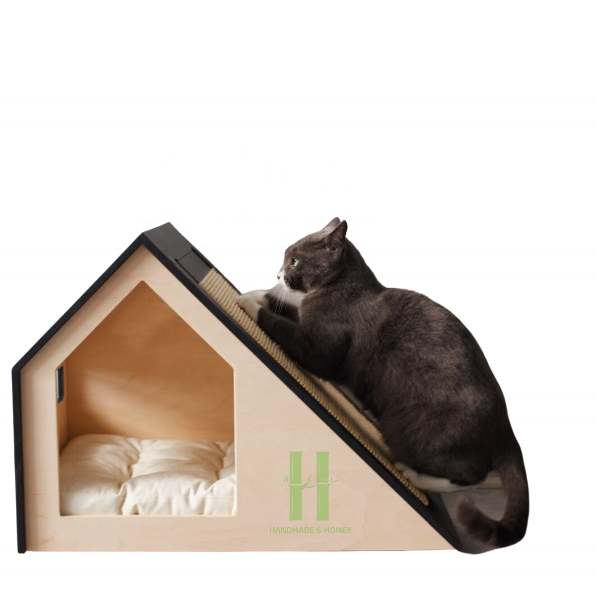 High Quality Cat House Wooden Indoor Removable Cat House Kennel Cages Portable Cat House OEM Design and Package in Vietnam