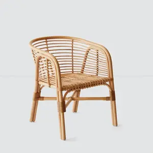 Factory Directly Rattan Lounge Chair OEM Design Customize Handmade Decor Home Outdoor Furniture From Vietnam Factory Handmade