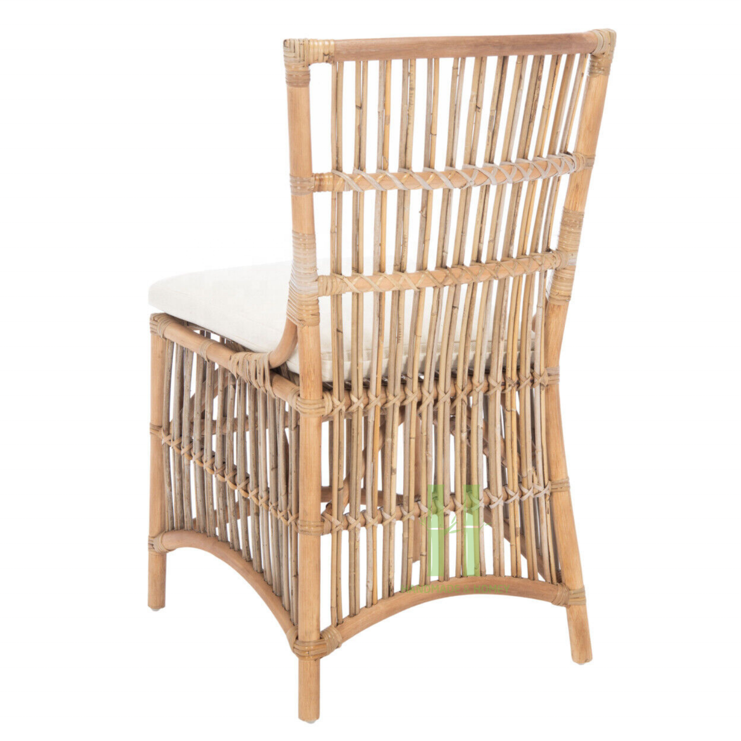 Eco Friendly Rattan Cage Chair with Cushion Rattan Cocoon Chair Wicker Lounge Chair New Rattan Furniture Collection for 2024