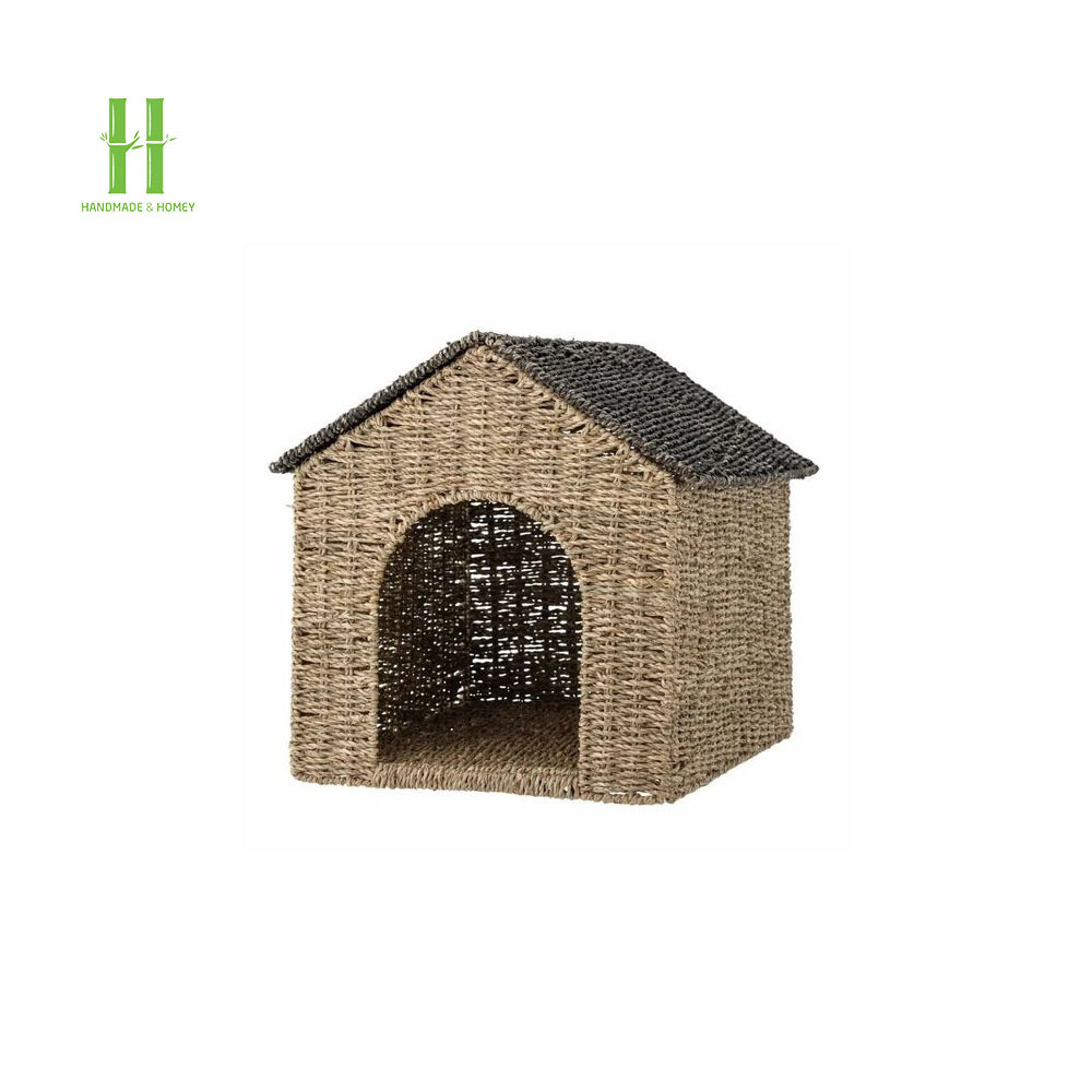 Best Choice Seagrass House For Pet Dog Cat Bed For Pet Steel Wires OEM Design Customized Variety of Colors from Vietnam