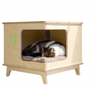 High Quality Cat House Wooden Indoor Removable Cat House Kennel Cages Portable Cat House OEM Design and Package in Vietnam