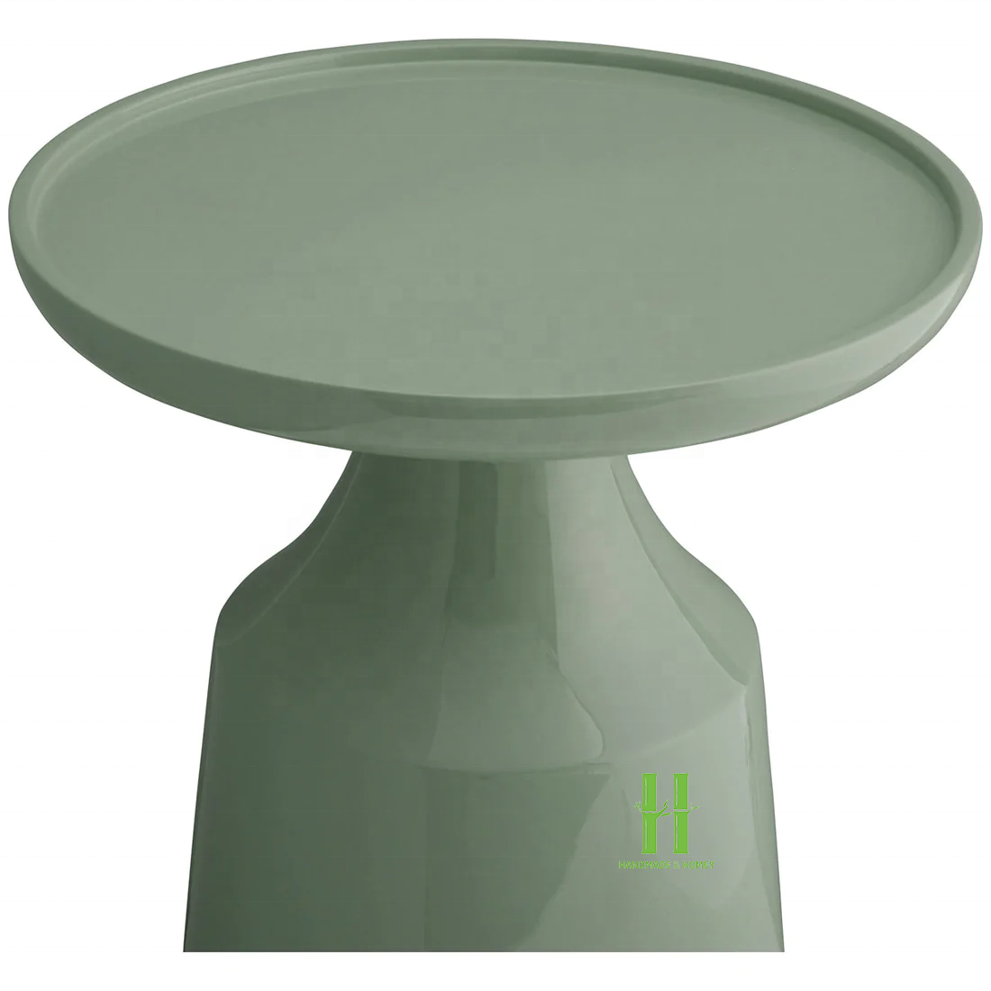 Luxury Round Shelf Corner Table Sofa Side Table High Finishing Laccquer Coffee Table Customized Color Logo in Vietnam