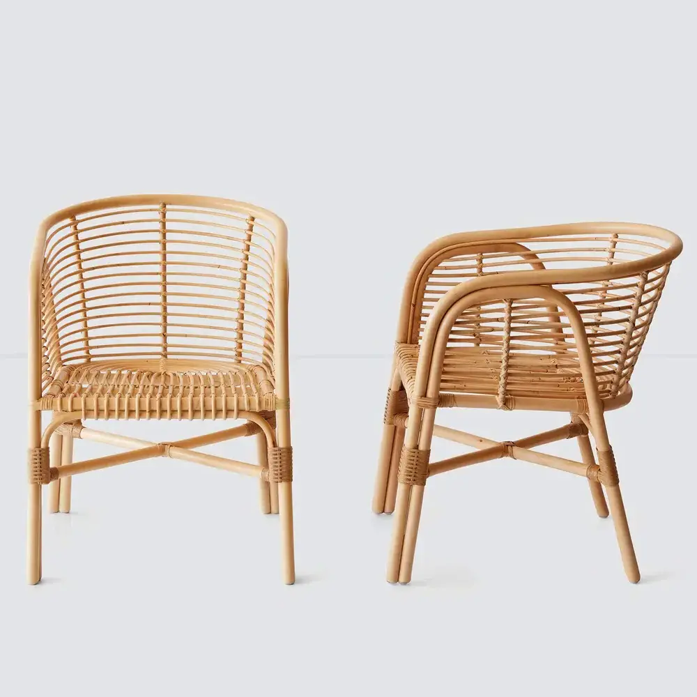 Factory Directly Rattan Lounge Chair OEM Design Customize Handmade Decor Home Outdoor Furniture From Vietnam Factory Handmade