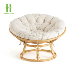 High Quality Papasan Rattan Chair Handmade in Vietnam Woven Degsign Customized OEM Furniture For Hotel & Home Chair Decor HNH