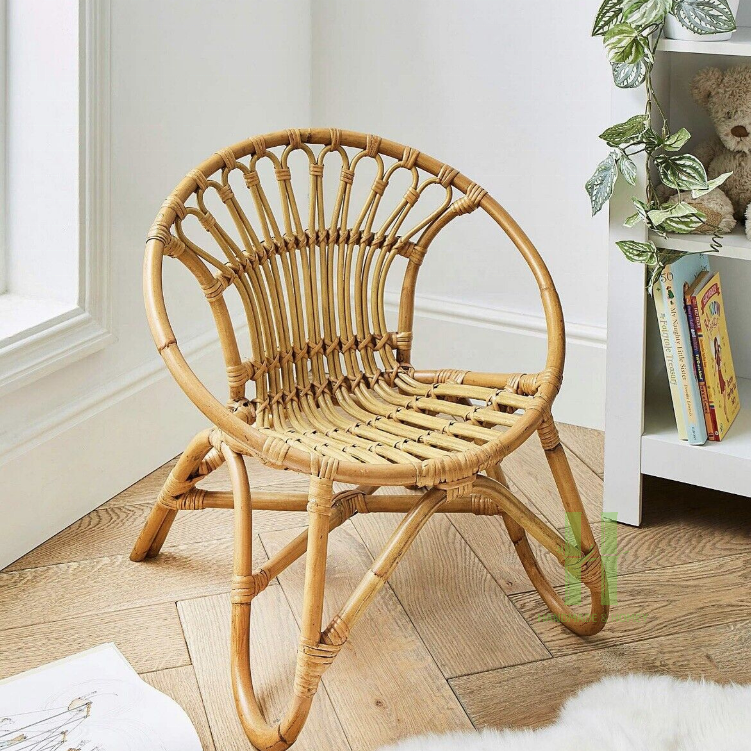 Round Rattan Lounge Chair Luxury Rattan Relaxing Chair OEM Wicker Arm Chair Best Choice Rattan Furniture from HNH Craft