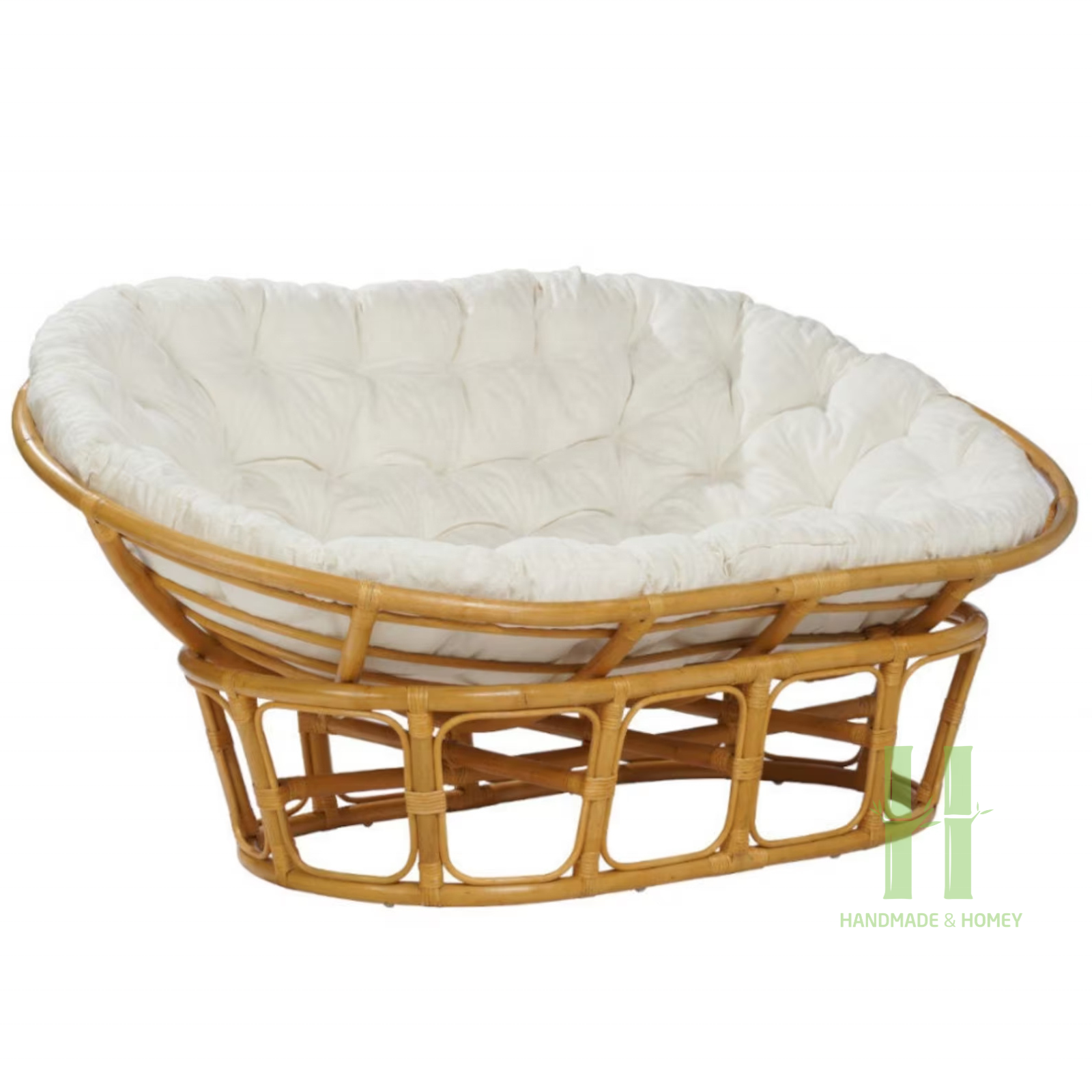 Modern Loft Rattan Chair Best Lounge Chair for Relaxing Reading Wicker Armchair with Natural Finish OEM Package in Vietnam