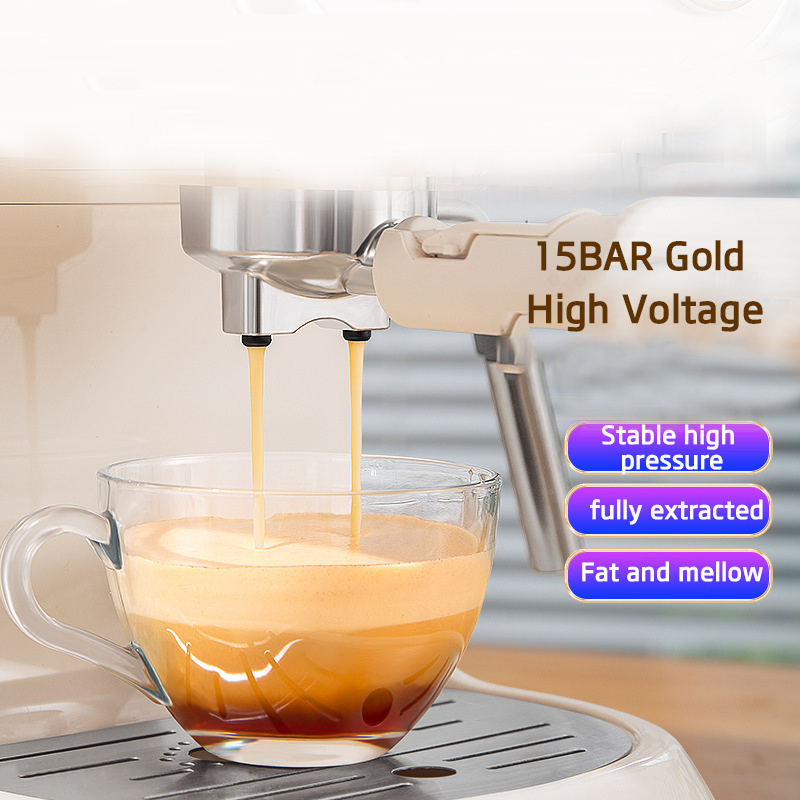 2022 Hot Selling Retro Design Coffee Machine 15 Bar Bean to Cup Coffee Machine