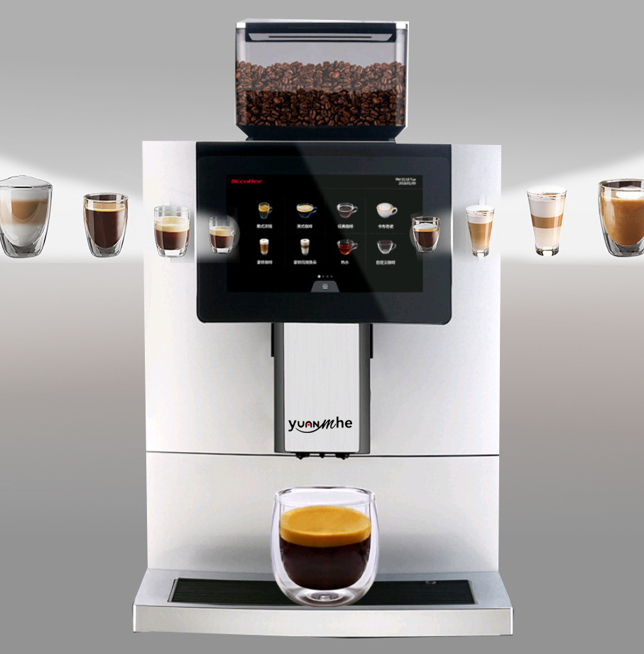 commercial super automatic cheapest  espresso coffee machine best one touch espresso maker semi  with built in grinder