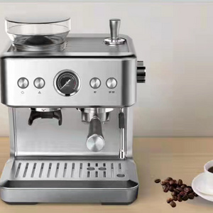 HCYM Premium Espresso Cafetera Industrial with Bean Grinder Milk Frother Commercial Coffee Machine Hot Sale in Vietnam