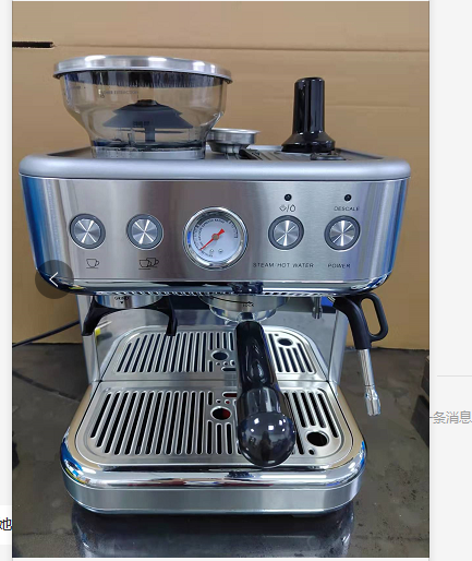 super factory auto commercial single cup coffee machine  with grinder for  Stainless steel  with coffee maker with  milk frother