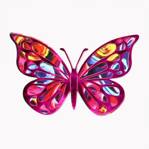 Wholesale 3D hollow butterfly wall stickers for decoration stickers for party creative wall stickers by manufacturers