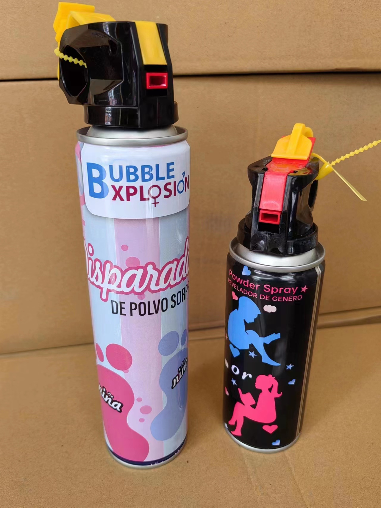 Custom Powder Spray Color Gender Reveal Fire Extinguisher Party Supplies Gender Reveal Powder Spray