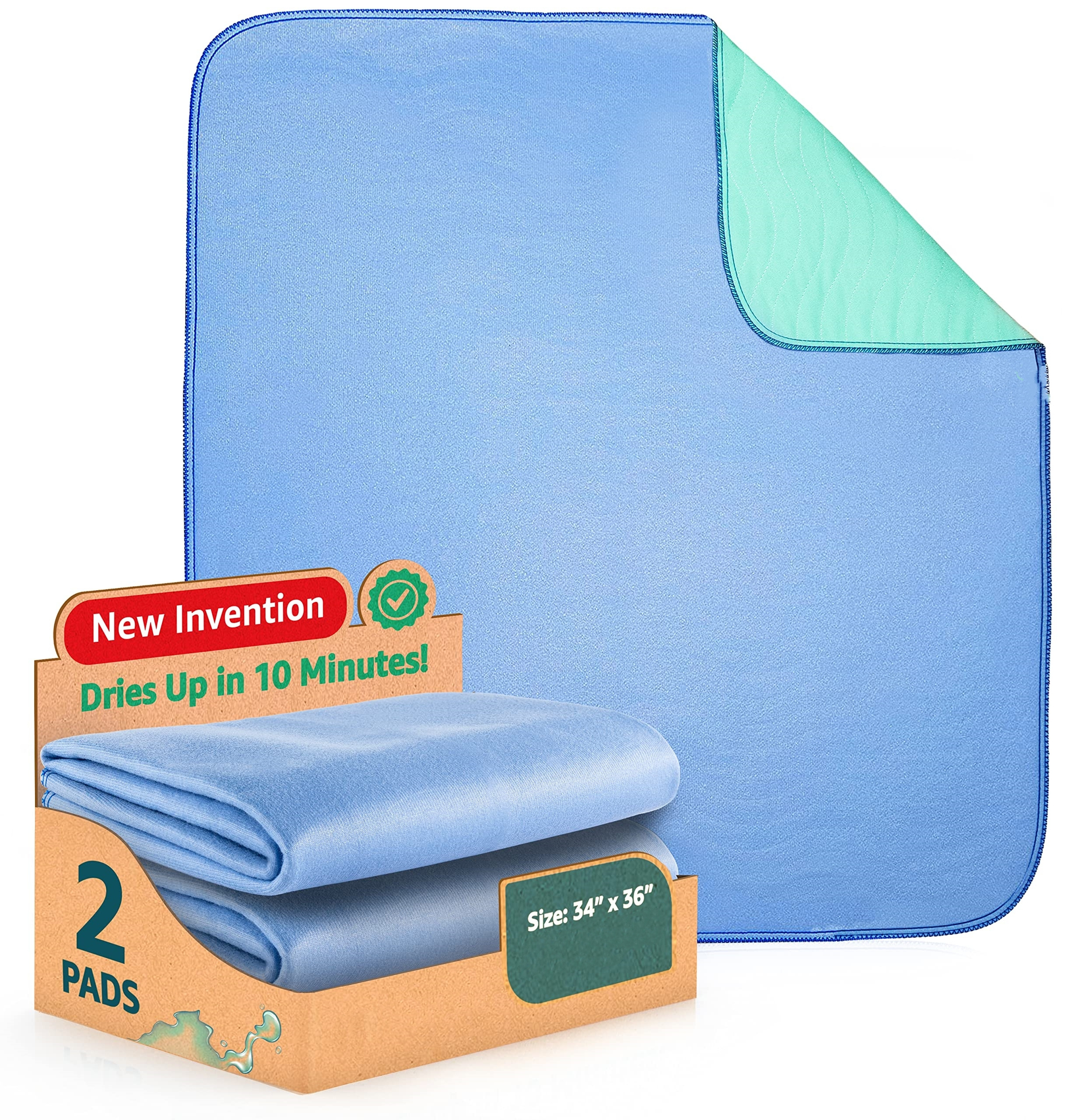 Hengshang Waterproof Quilted Sustainable Reusable Incontinence Underpads Bed Wetting Home Pad Washable Underpad