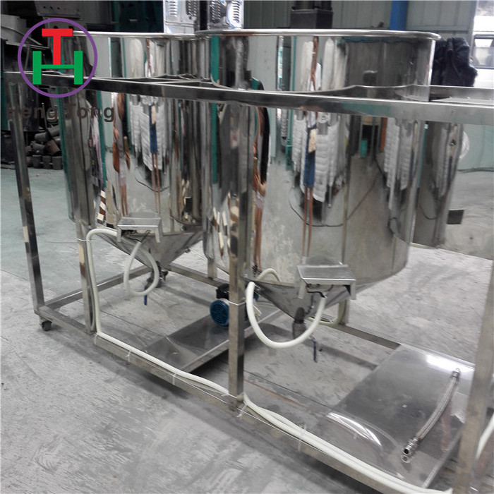 Mini Scale Sunflower Peanut Edible Oil Refinery Plant Machine For Sale