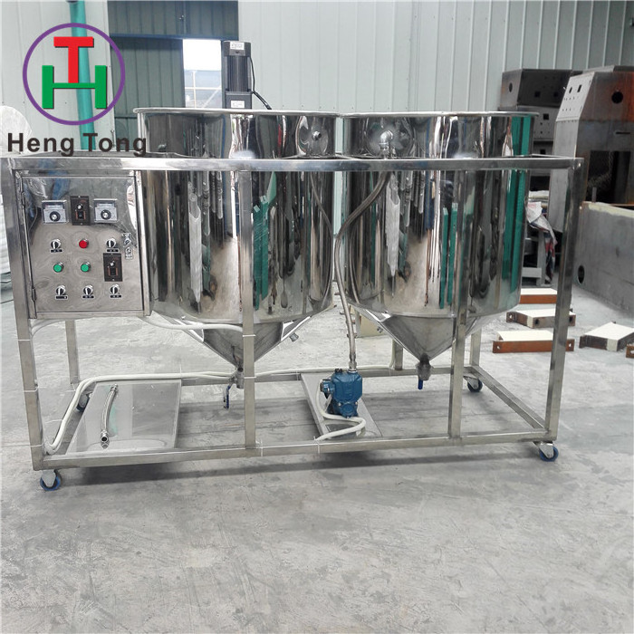 Mini Scale Sunflower Peanut Edible Oil Refinery Plant Machine For Sale