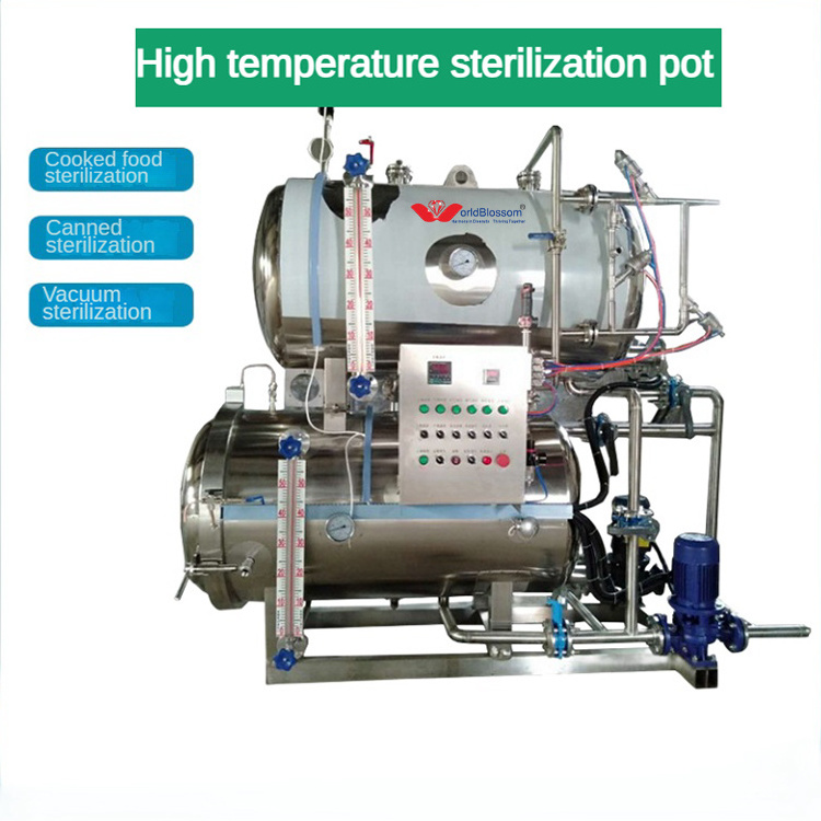 Industrial high pressure temperature Cooker Canning Food Sterilization Pot electric retort autoclave