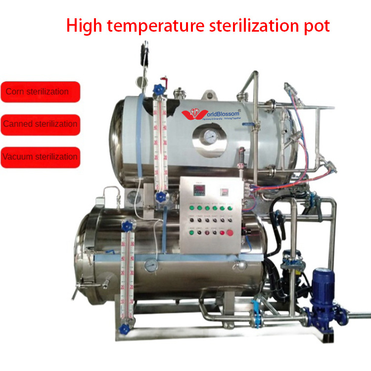 Industrial high pressure temperature Cooker Canning Food Sterilization Pot electric retort autoclave