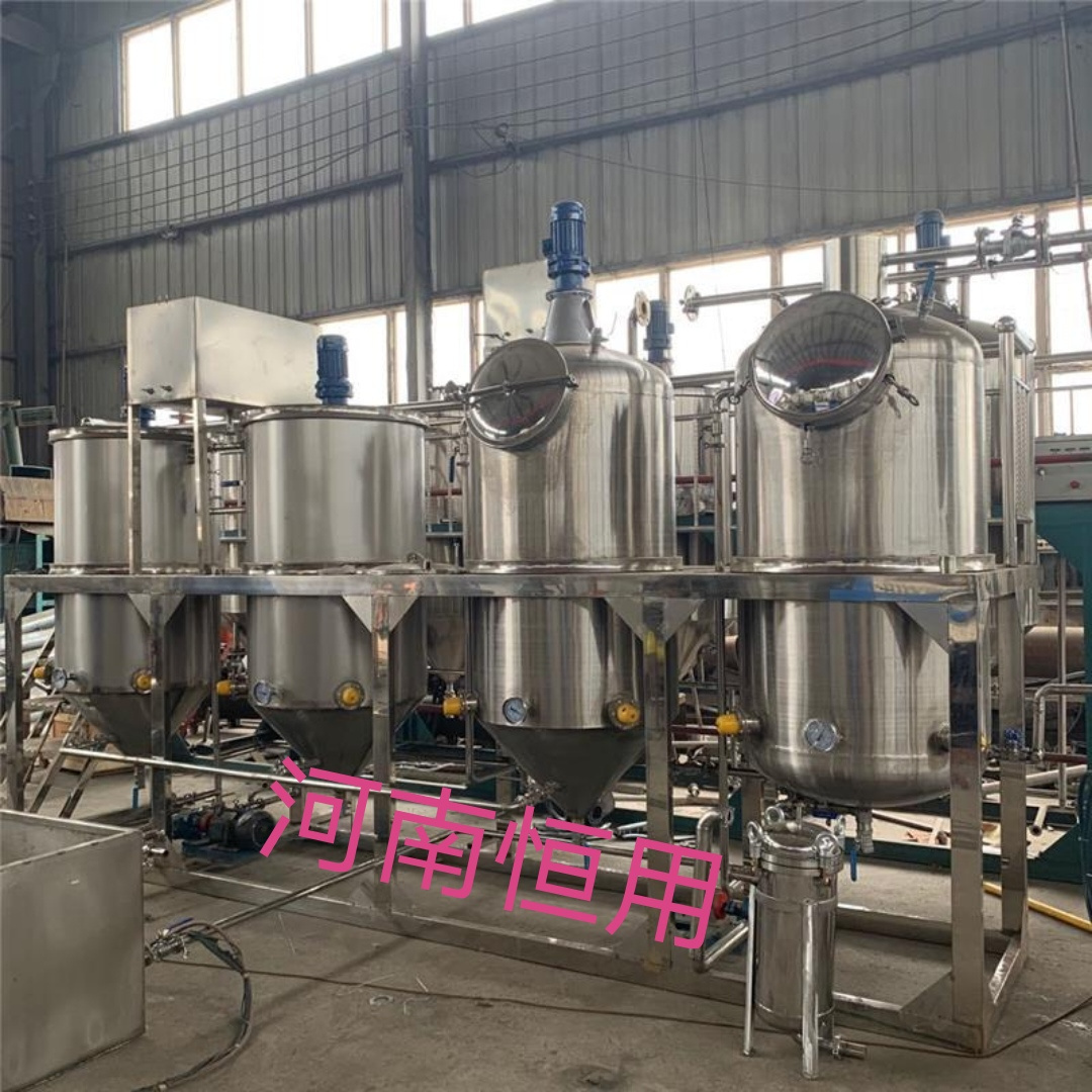 industrial soybean sunflower edible oil refining machine crude palm oil refinery plant cost