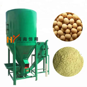 High quality poultry feed grinder and mixer supplier/combined animal feed crusher and mixer