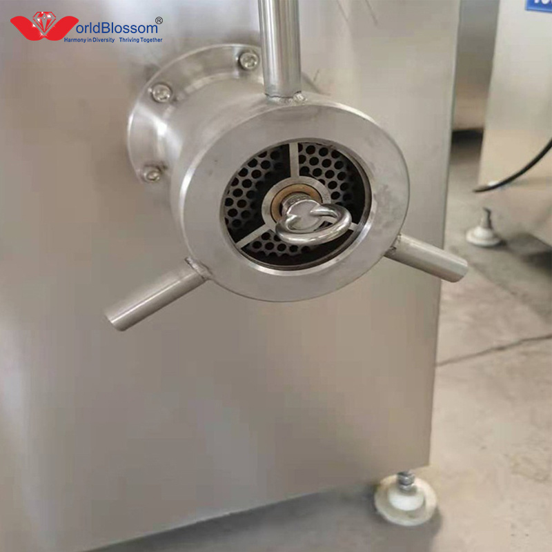 commercial fish meat mincer/frozen meat blocks shredder machine/motorized meat shredder tool