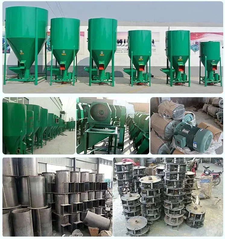 High quality poultry feed grinder and mixer supplier/combined animal feed crusher and mixer