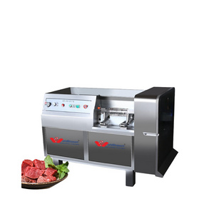 Commercial Meat Cube Cutter/Meat Cube Cutting Machine/Frozen Meat Dicer Cuber