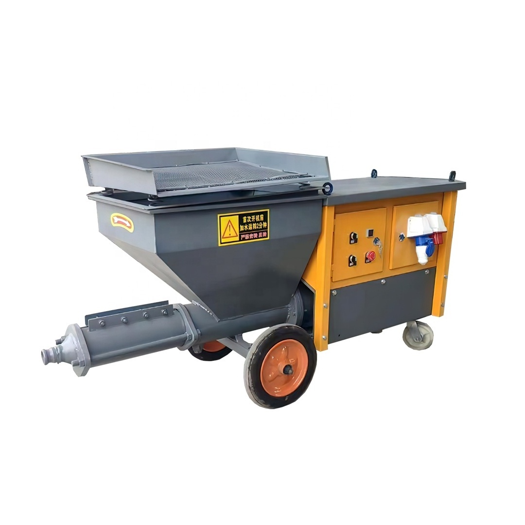 Hot selling plastering machine diesel concrete mortar stucco sprayer cement mortar spraying machine for sale