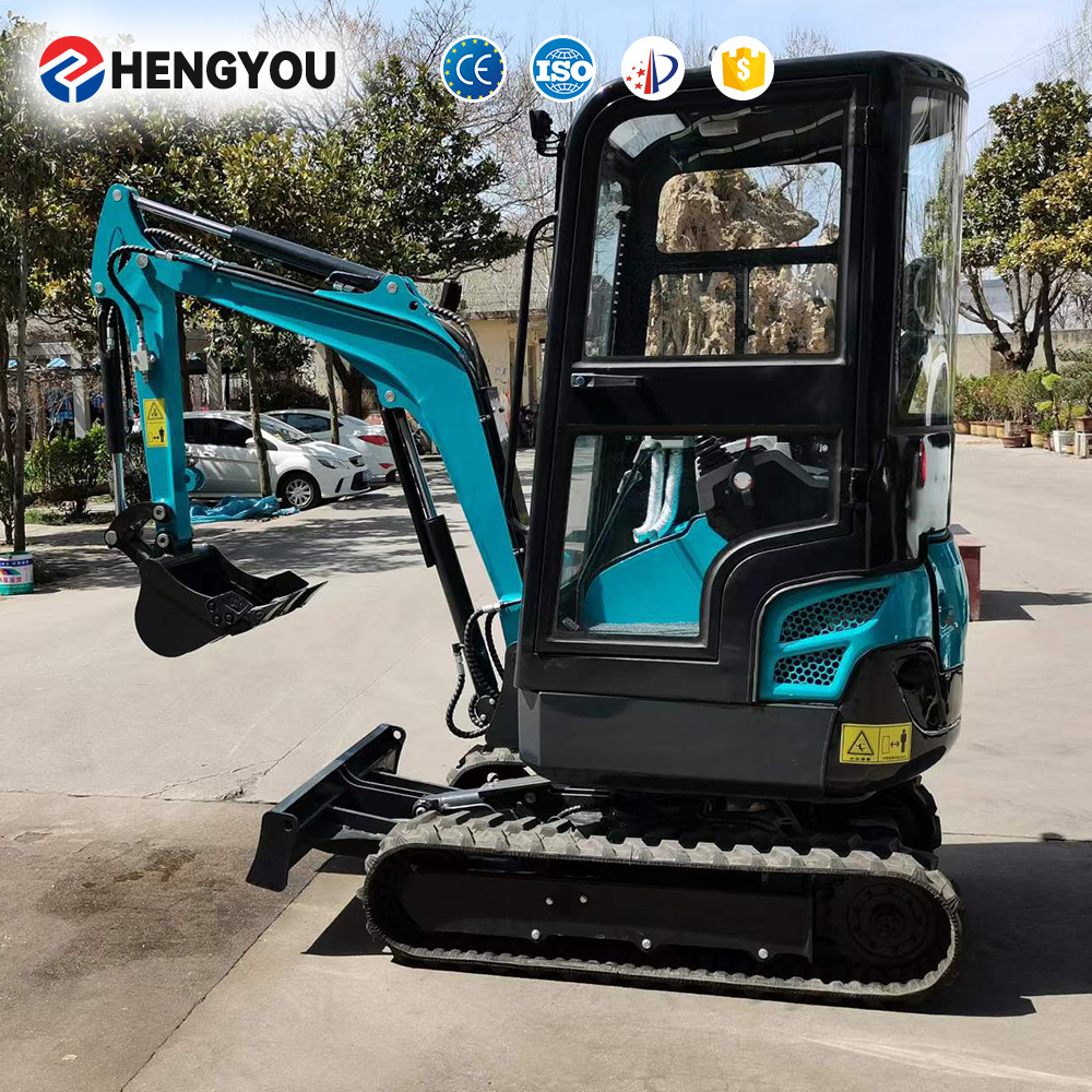 Hot mini excavator 1.5 ton track hoe excavator mini excavator cabin Crawler Digger