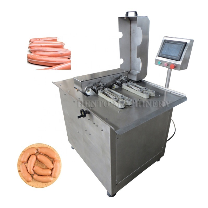 Long Service Life Electric Sausage Linker / Sausage Clipper Clipping Machine / Sausage Maker Tying Machine