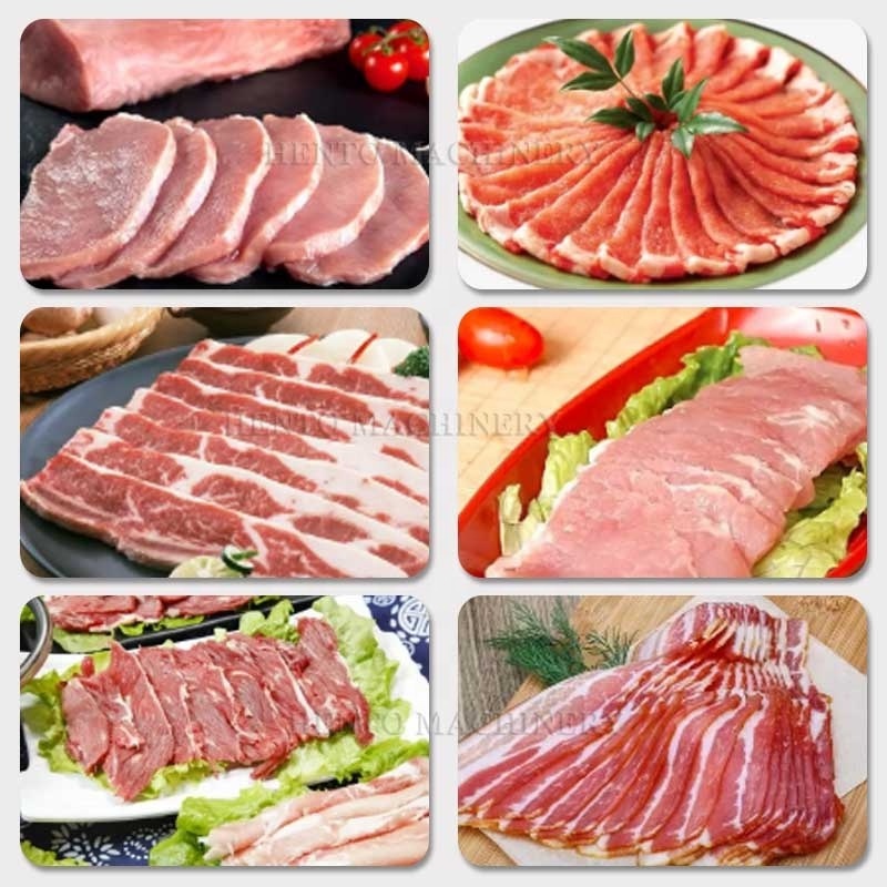 Easy Operation Pork Slicer Cutting Machine / Beef Thin Slicer Machine / Electric Fresh Meat Slicer