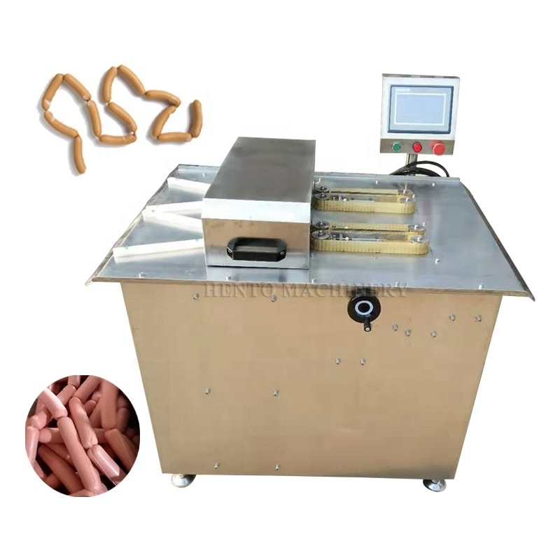 Long Service Life Electric Sausage Linker / Sausage Clipper Clipping Machine / Sausage Maker Tying Machine