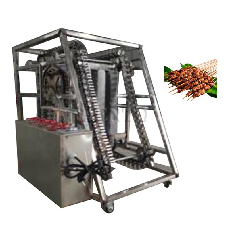 Stainless Steel Chicken Kebab Maker / Shish Kebab Maker / Kebab Automatic Maker Machine