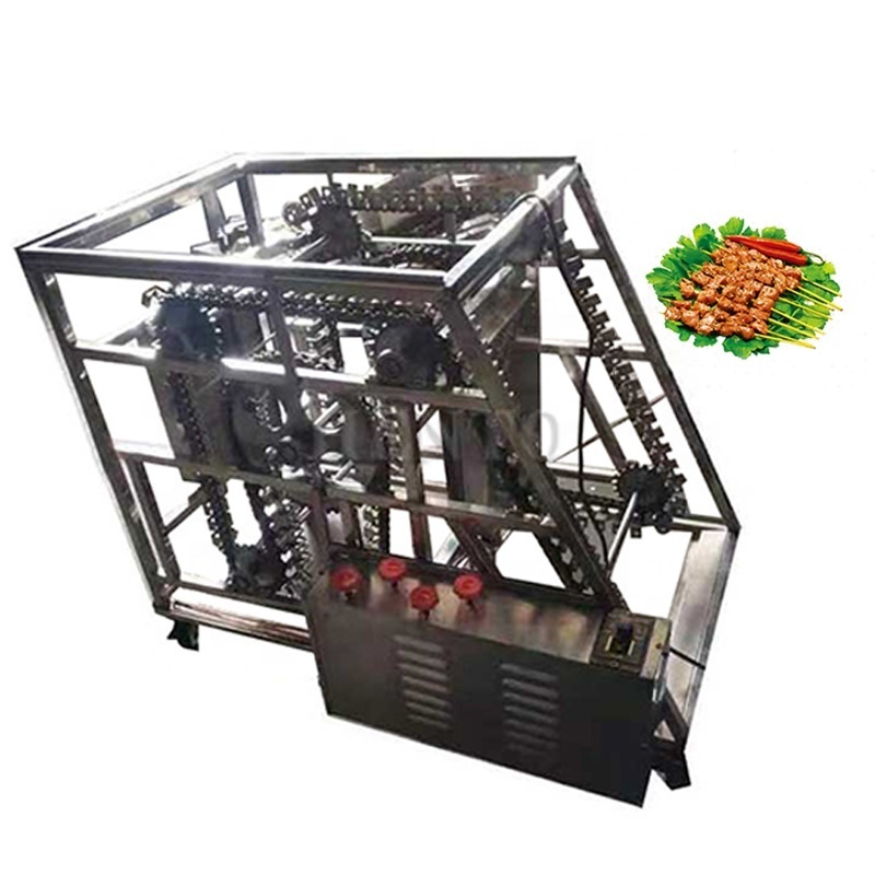 Stainless Steel Chicken Kebab Maker / Shish Kebab Maker / Kebab Automatic Maker Machine