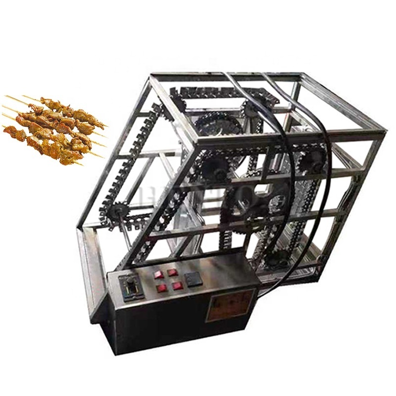 Stainless Steel Chicken Kebab Maker / Shish Kebab Maker / Kebab Automatic Maker Machine