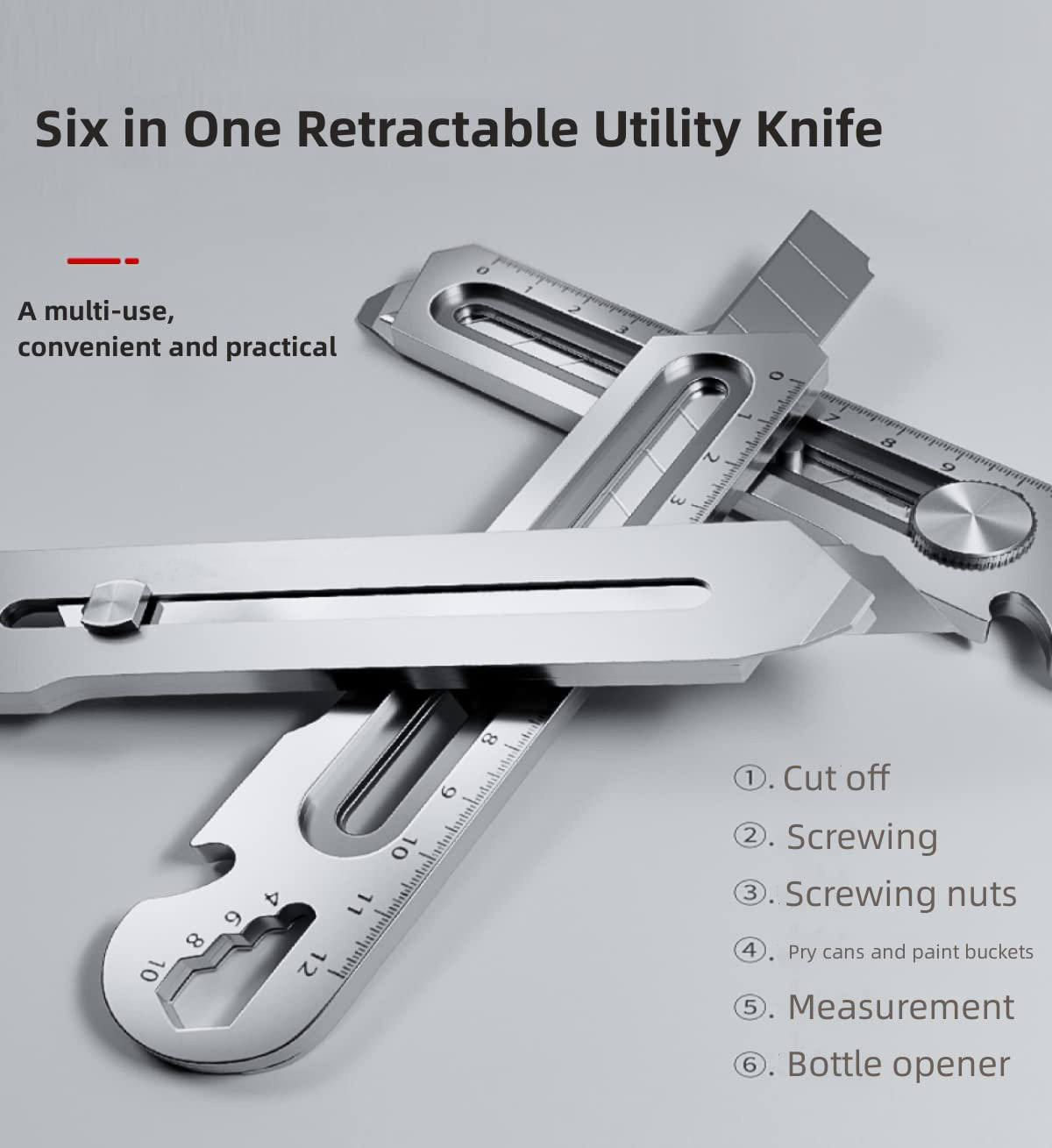 Stainless steel Utility knife Best quality durable heavy duty 18mm utility knife box cut utility knife