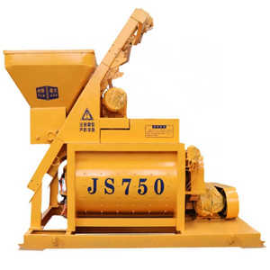 Electric JS750 muller cement mixer  js750 twin shaft concrete mixer china js750 hamac portable concrete mixers