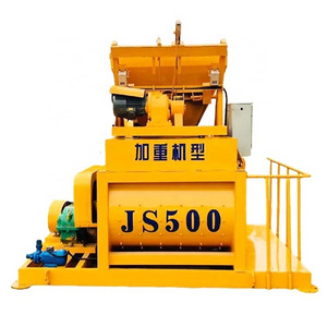 Multifunctional JS500l concrete mixer fully automatic twin shaft mixing machine js500 concrete mixer machine with lift