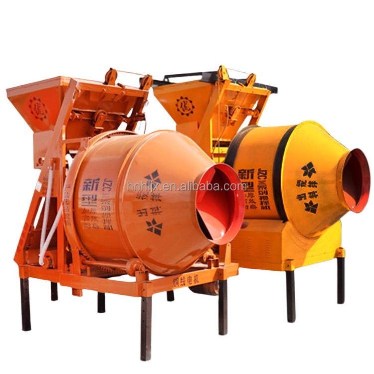 High Efficiency Concrete Mixers JZM350 JZM500 JZM750 JZM1000 Volumetric Electric Diesel Mobile Climbing Bucket Concrete Mixer