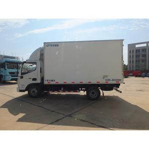 4.2m Fresh Fruit Meat Seafood Ice Cream Cold Delivery Truck Refrigerator Freezer Refrigerator Box Truck Manufacturer