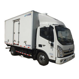 Foton refrigerated truck refrigerated truck box 4.5 tons of frozen food 13 feet refrigerated truck for sale