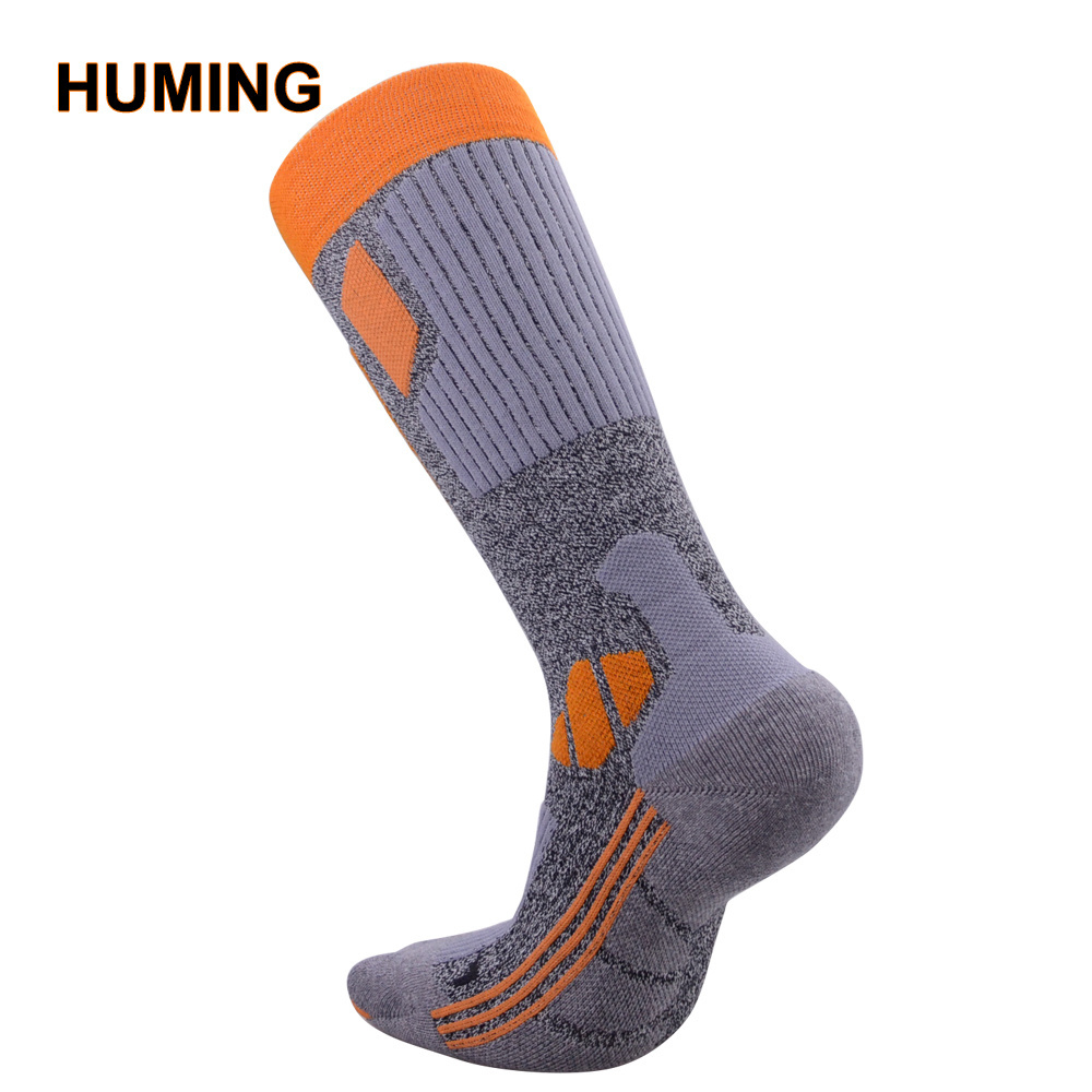 Professional factory outdoor hiking trekking socks cushioned thick Terry ski socks