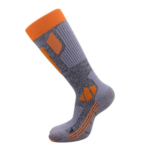 Professional factory outdoor hiking trekking socks cushioned thick Terry ski socks