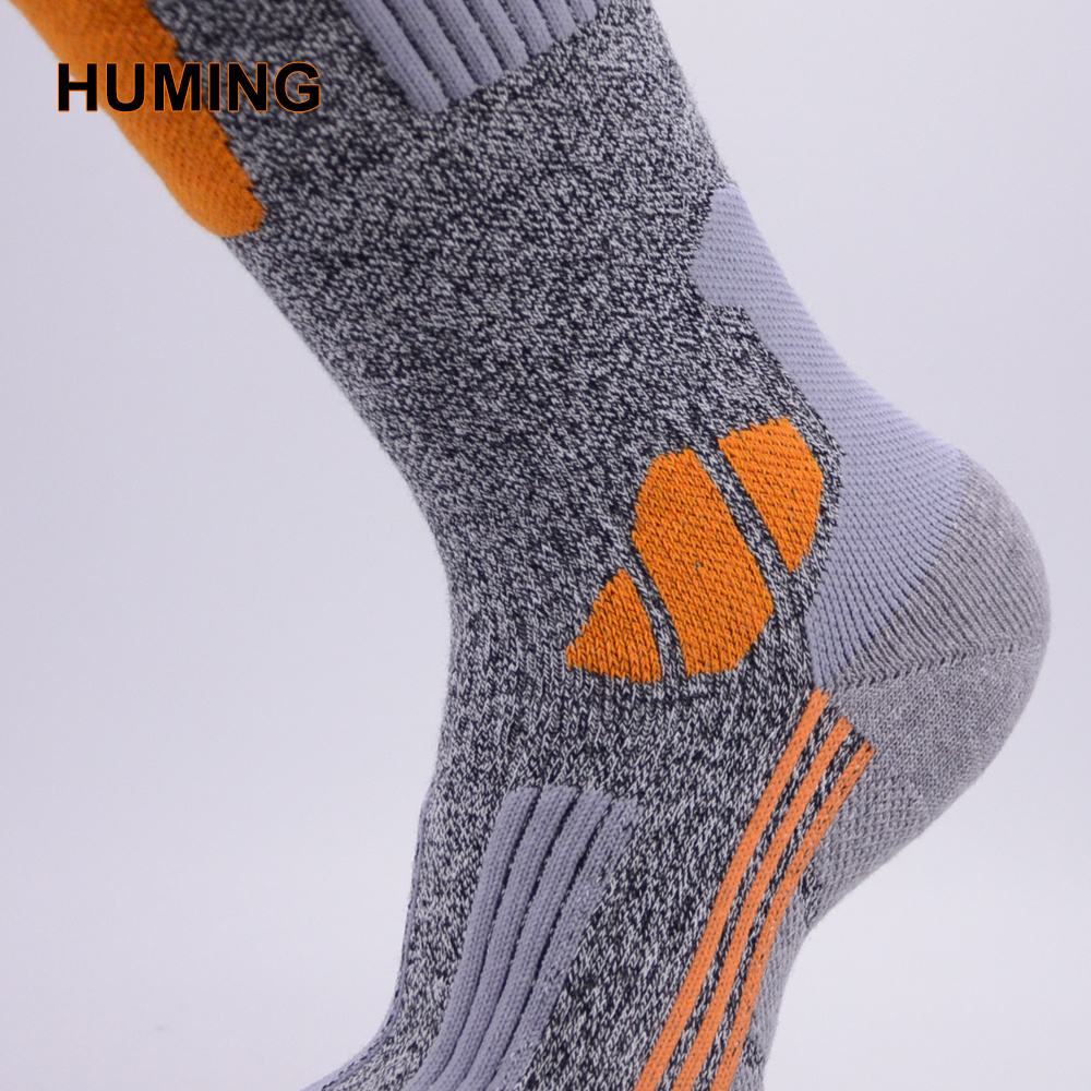 Professional factory outdoor hiking trekking socks cushioned thick Terry ski socks