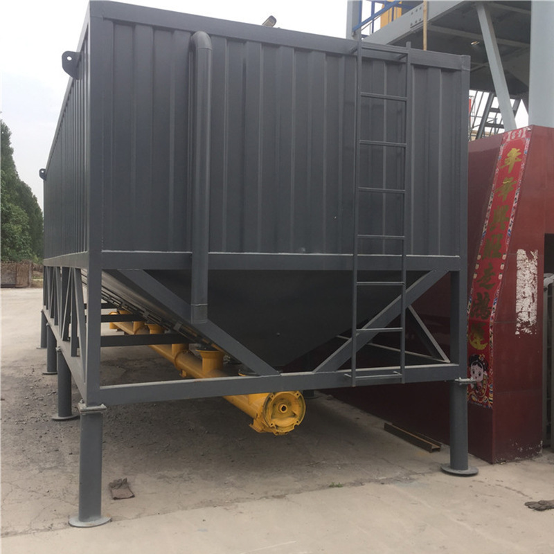 New style 50 tons 100 ton horizontal powder storage square mini small integrited cement silo for sale