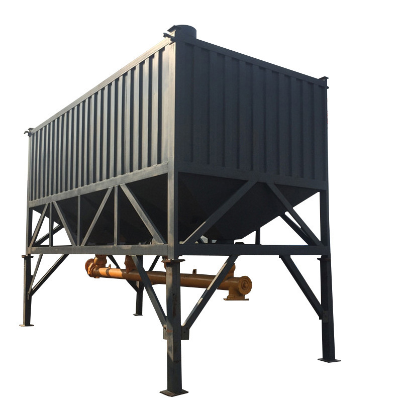 New style 50 tons 100 ton horizontal powder storage square mini small integrited cement silo for sale