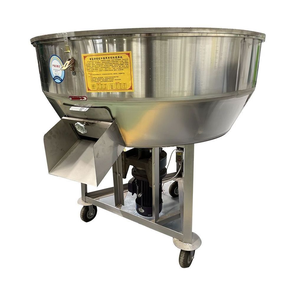 Stainless Steel Poultry Feeding Mixer Processing Grain Grinder Machine Animal Feed Mill Mixer