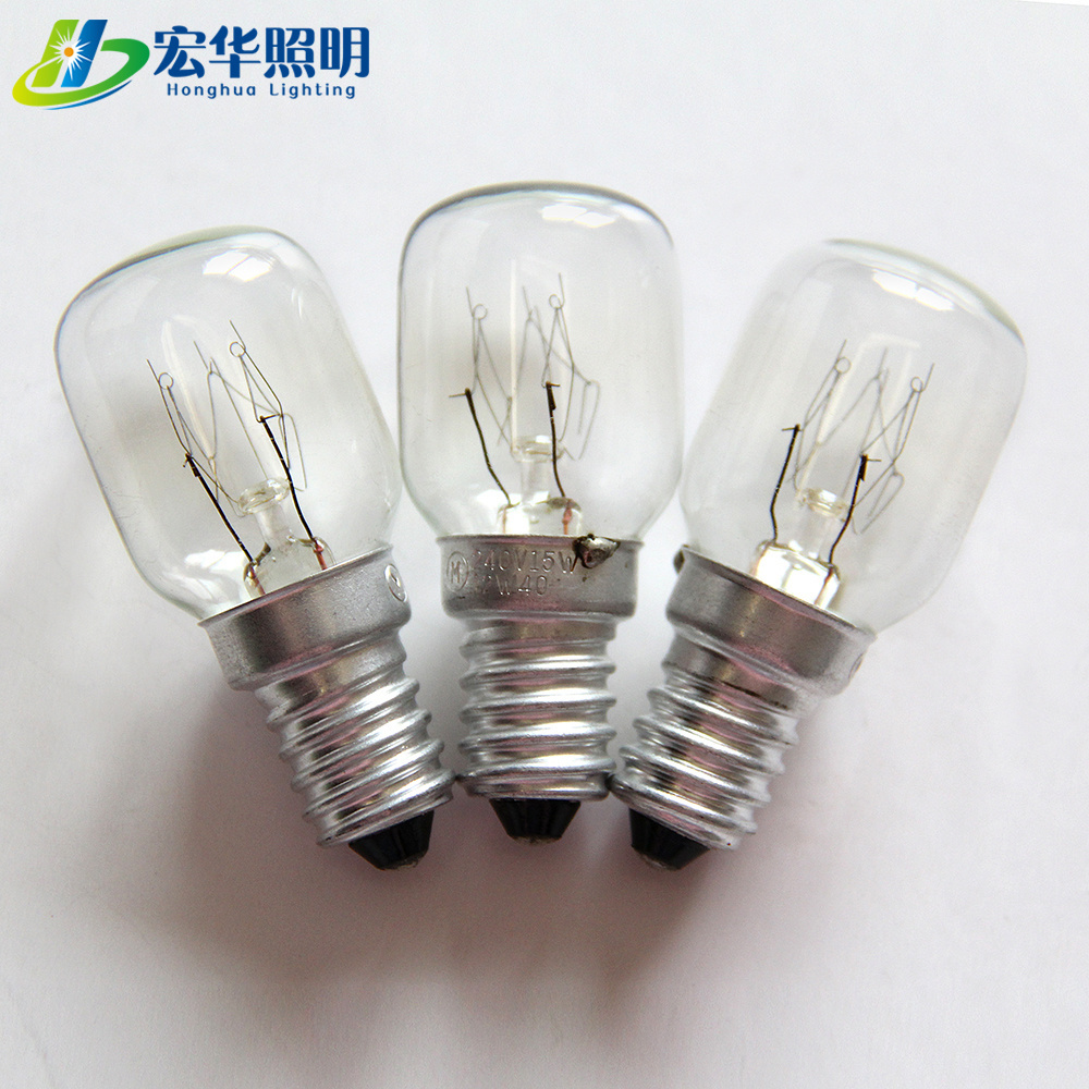 hot sale T25 Tubular 110-220V 15W Lamp Replace Light Incandescent Oven Bulb fridge bulb