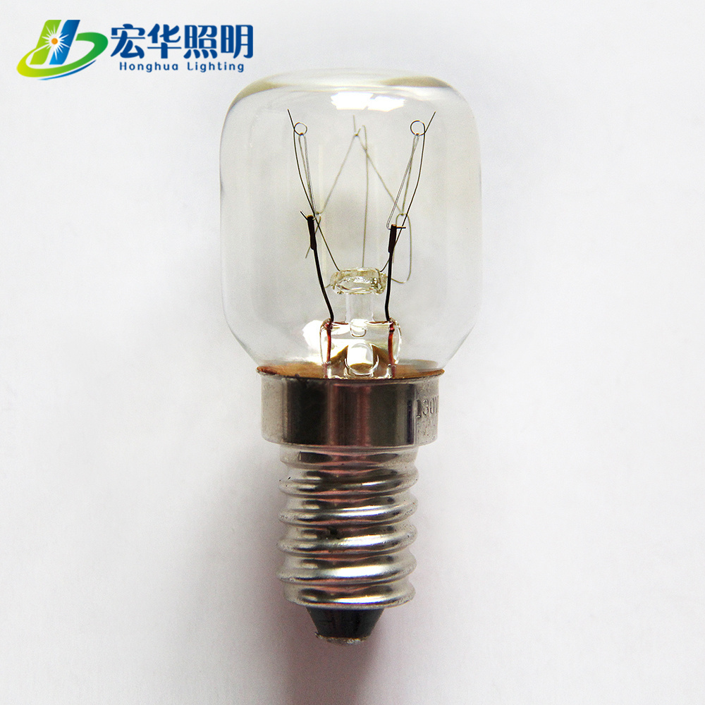 hot sale T25 Tubular 110-220V 15W Lamp Replace Light Incandescent Oven Bulb fridge bulb