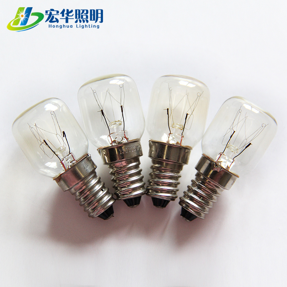 hot sale T25 Tubular 110-220V 15W Lamp Replace Light Incandescent Oven Bulb fridge bulb